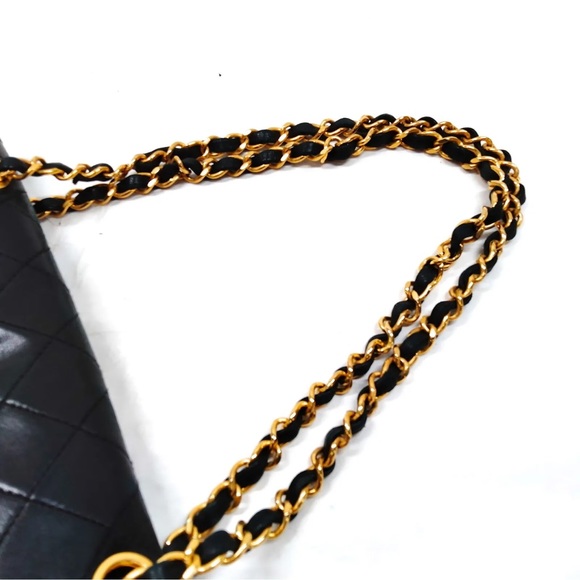 CHANEL CC Single Flap Quilted Lambskin Leather  Bag - Picture 8 of 15